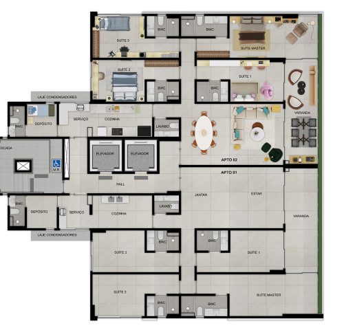 Casa Terraço 160m²