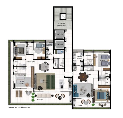 TSANO - APTO MIRANTE 1ºANDAR