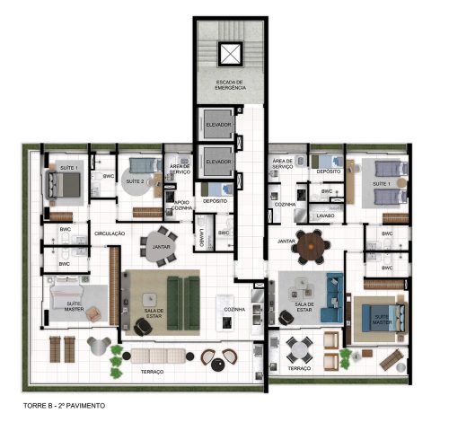TSANO - APTO MIRANTE 2º ANDAR
