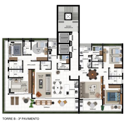 TSANO - APTO MIRANTE 3ºANDAR