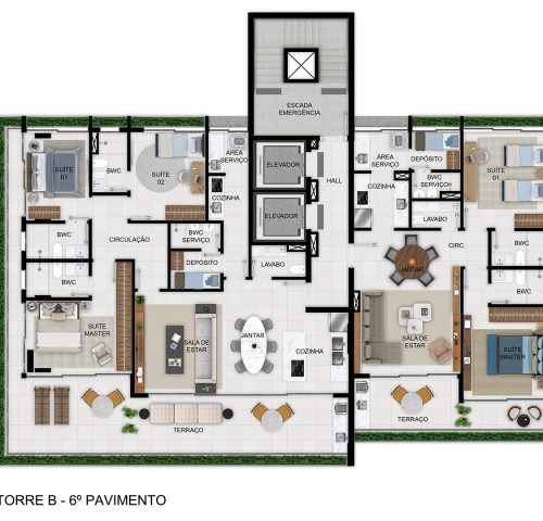 TSANO - APTO MIRANTE 6ºANDAR